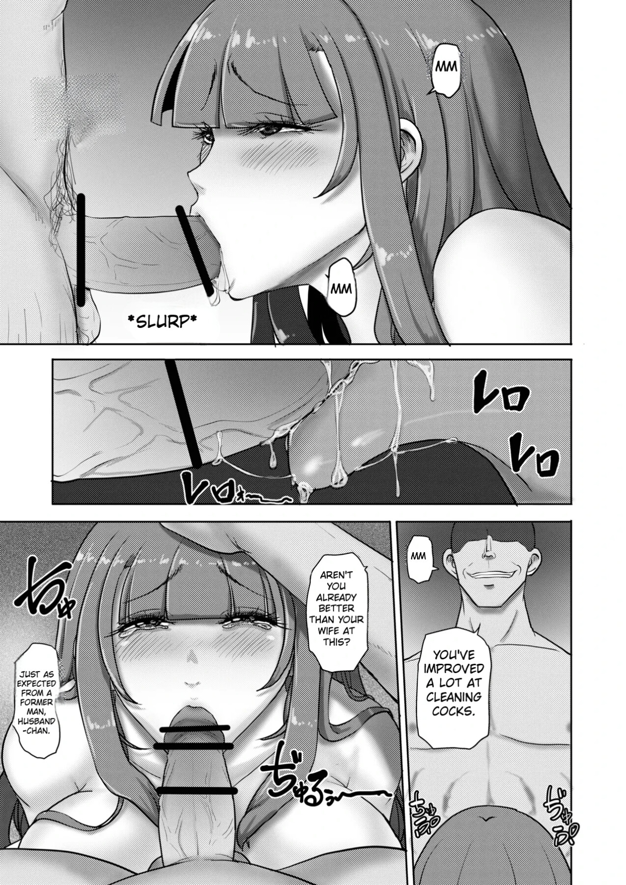 Hentai Manga Comic-Genderbent Cuckold Couple ~ The Transformed Husband Falls for the Cock that Stole His Wife-Read-8